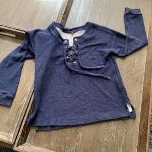 Sanctuary sweater with front laces